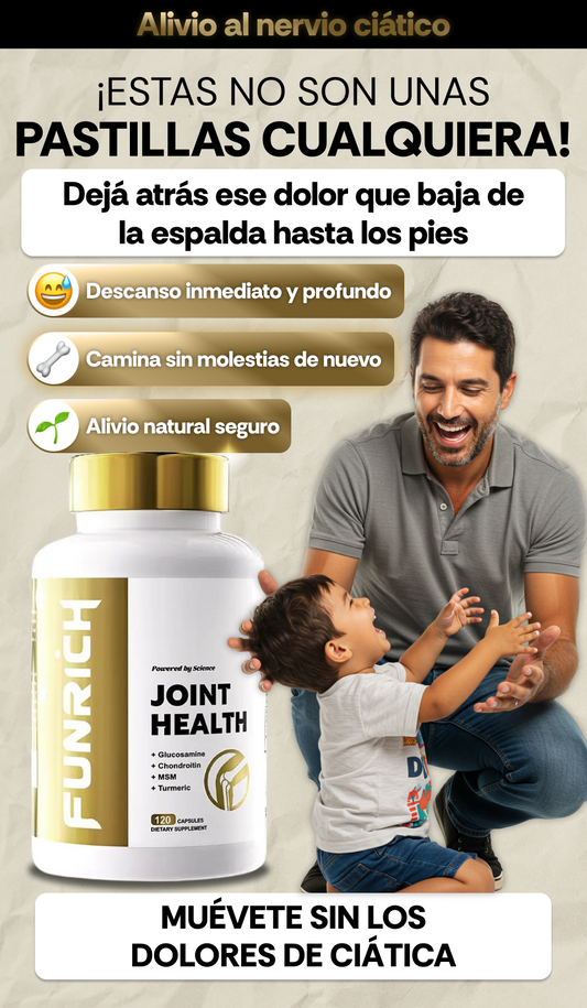 Glucosamina FUNRICH - Despídete del dolor de ciática