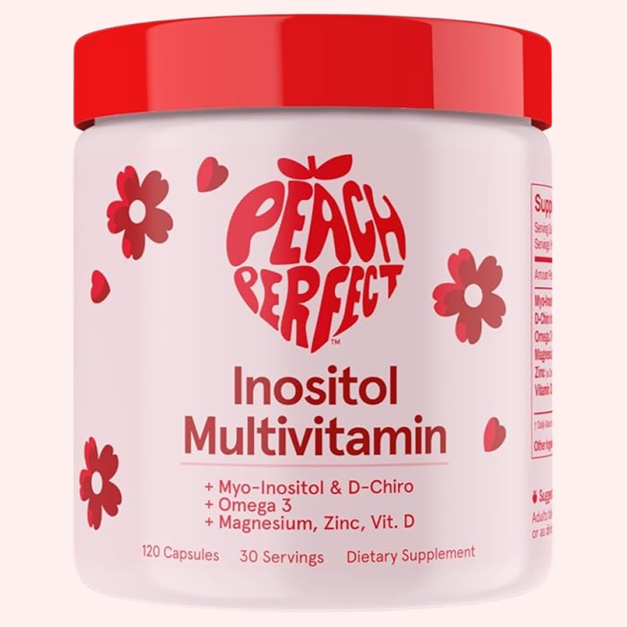 Inositol Peach Perfect – Multivitamínico Femenino + Omega-3 (120 cápsulas)