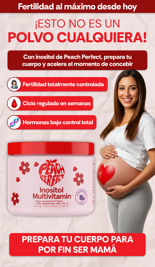 Inositol Peach Perfect™ - Ábrele la puerta a la maternidad