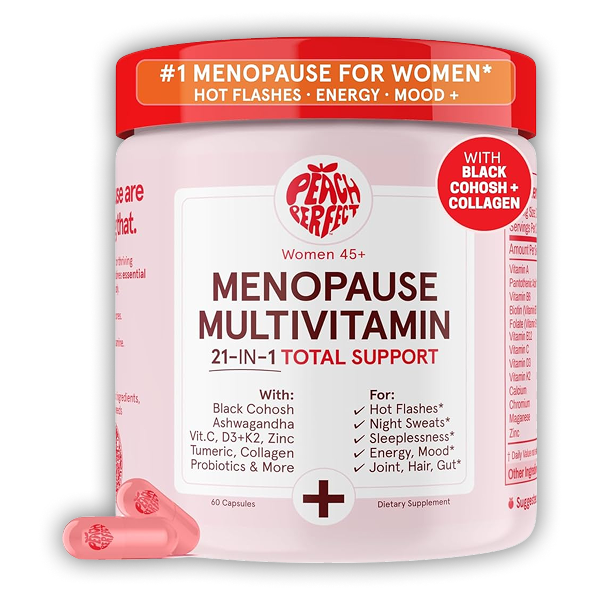 Multivitamínico para la Menopausia | 21 Vitaminas en Solo 1 Cápsula